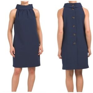 NWT Sail to Sable Navy Cowl neck Dress